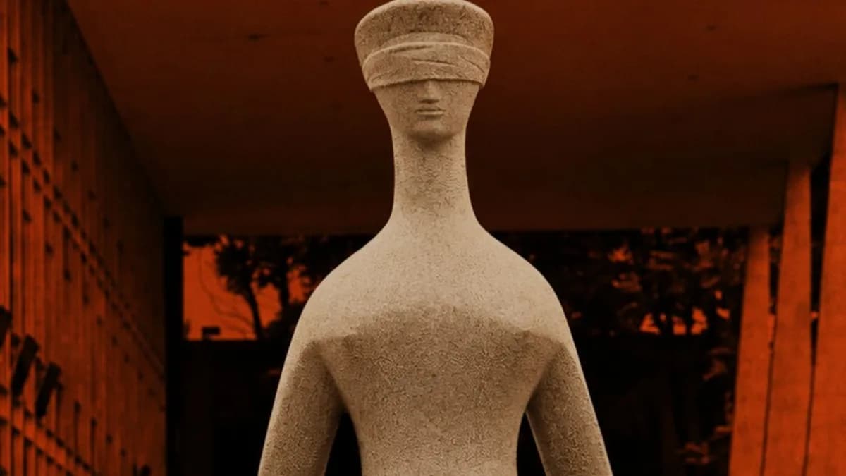 estátua da justiça STF